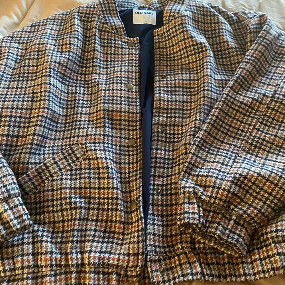 Old Navy Tweed Bomber jacket
